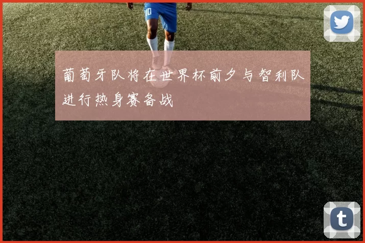 葡萄牙队将在世界杯前夕与智利队进行热身赛备战